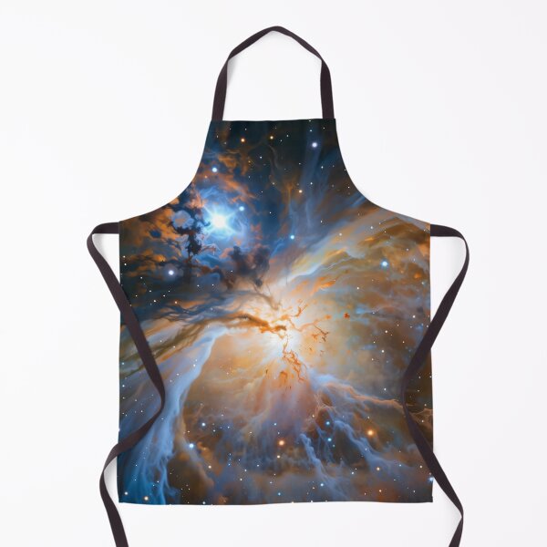 Item preview, Majestic Cosmic Nebula with Bright Glowing Core and Swirling Clouds of Blue, Orange, and Starry Space designed and sold by Mimoshi ⭐⭐⭐⭐⭐.