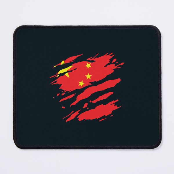Item preview, China - national flag, scratches, cracks designed and sold by PleasantValley.