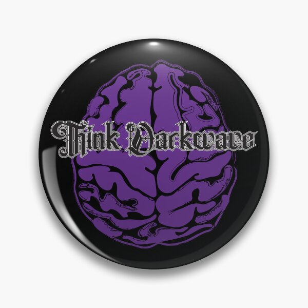 Item preview, Dark Mind Power Design – Gothic Brain Icon with Moody Aesthetic designed and sold by simpledarkwavewisdom.