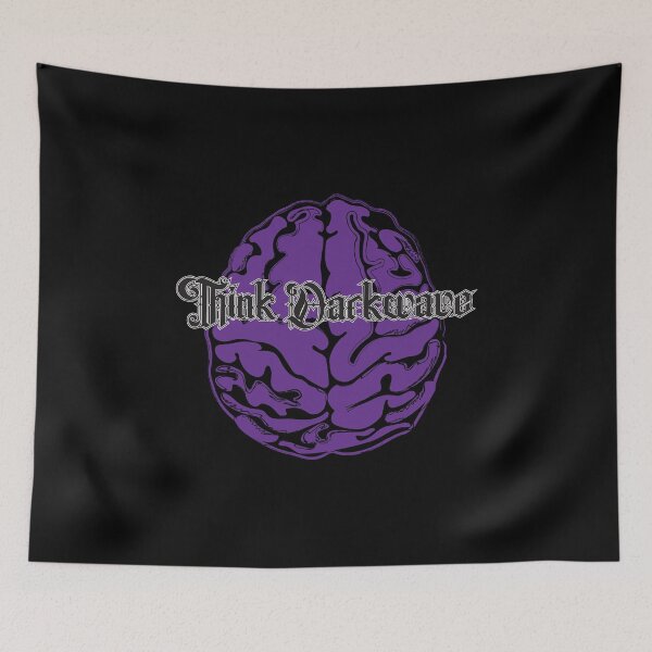 Item preview, Dark Mind Power Design – Gothic Brain Icon with Moody Aesthetic designed and sold by simpledarkwavewisdom.