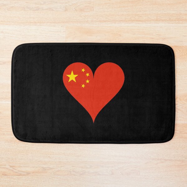 Item preview, China Flag Heart  designed and sold by PleasantValley.