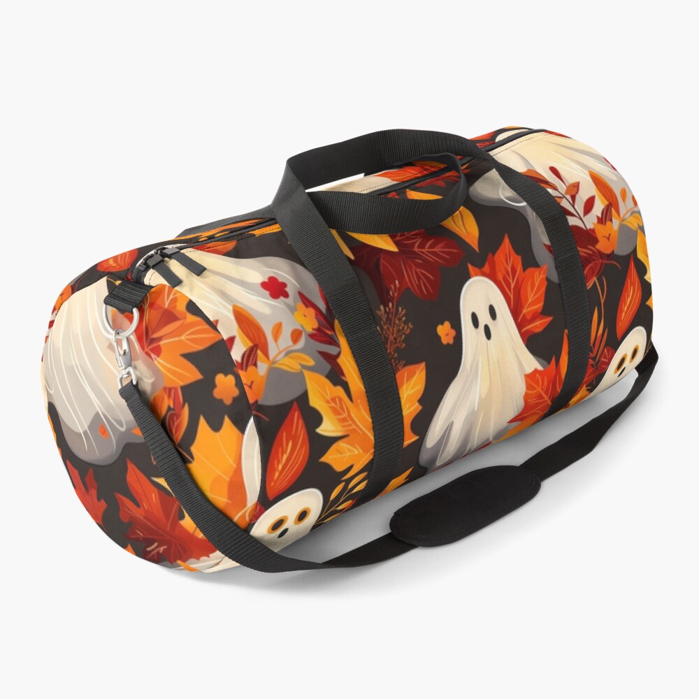 Spooky Fall Vibes: Ghosts Duffle Bag