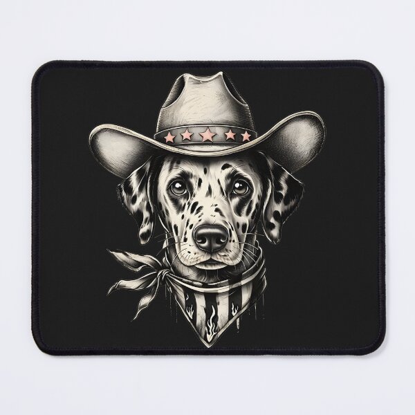 Item preview, Pink Dalmatian Cowboy – Western Dog Shirt for Dog Lovers designed and sold by JoyMuse.