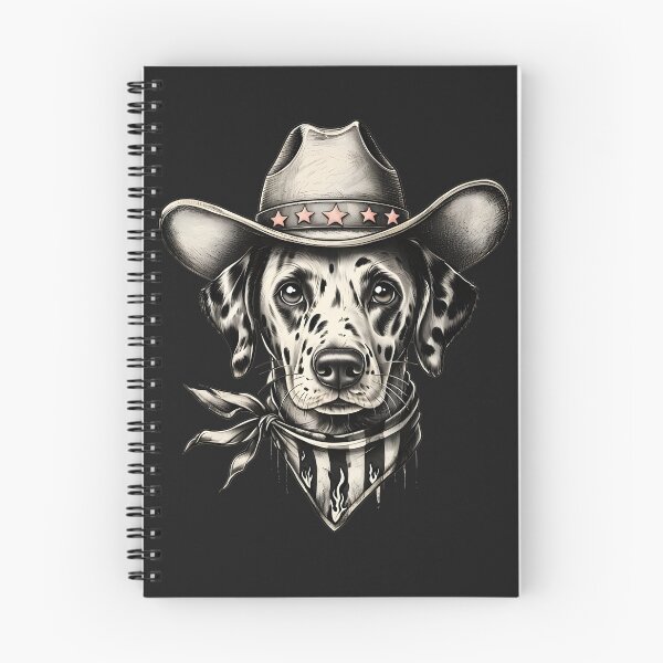 Item preview, Pink Dalmatian Cowboy – Western Dog Shirt for Dog Lovers designed and sold by JoyMuse.