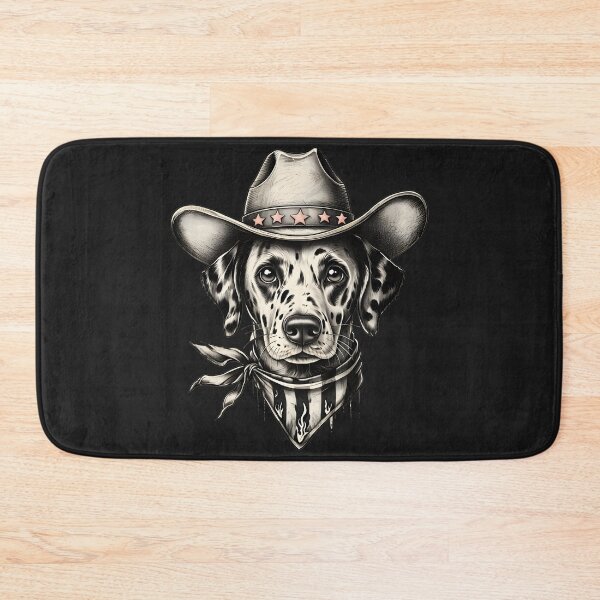 Item preview, Pink Dalmatian Cowboy – Western Dog Shirt for Dog Lovers designed and sold by JoyMuse.