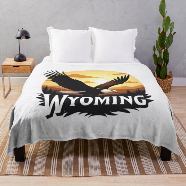 Item preview, Wyoming Sunset Eagle – Nature and Mountain Design designed and sold by TheRamesCo.