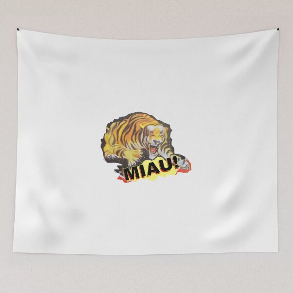 Item preview, Wild tiger goes MEOW! designed and sold by ZoffArt-Shop.