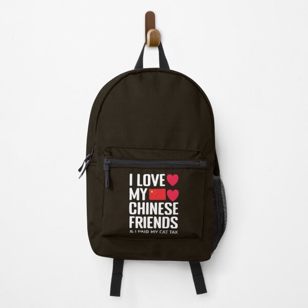 Item preview, Funny Social Media I Love Chinese Friends I Paid Cat Tax  designed and sold by PleasantValley.