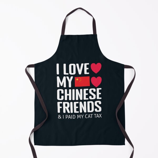 Item preview, Funny Social Media I Love Chinese Friends I Paid Cat Tax  designed and sold by PleasantValley.