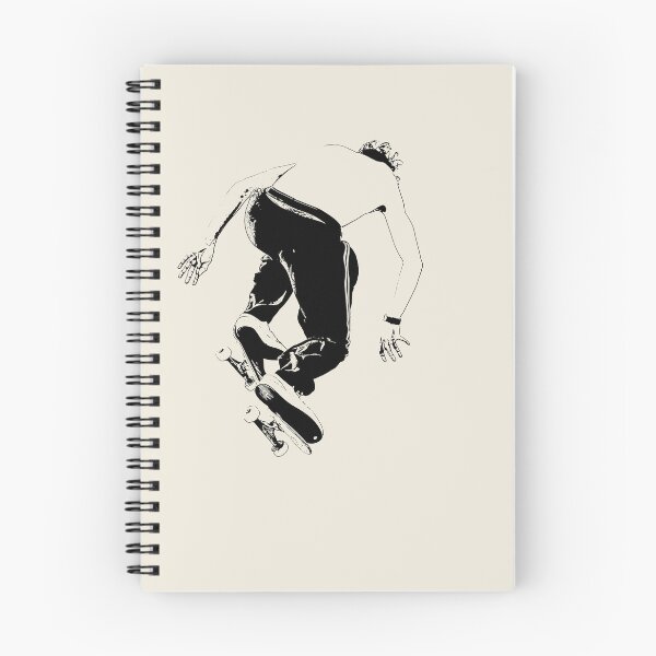 Item preview, Skateboarding, Black Neutral Sidekick Skateboard, Minimalist art skateboarder designed and sold by ArticraftShop.