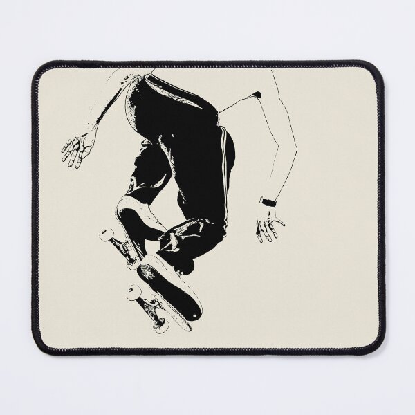 Item preview, Skateboarding, Black Neutral Sidekick Skateboard, Minimalist art skateboarder designed and sold by ArticraftShop.