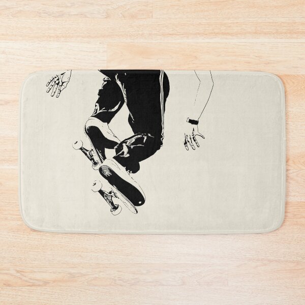 Item preview, Skateboarding, Black Neutral Sidekick Skateboard, Minimalist art skateboarder designed and sold by ArticraftShop.