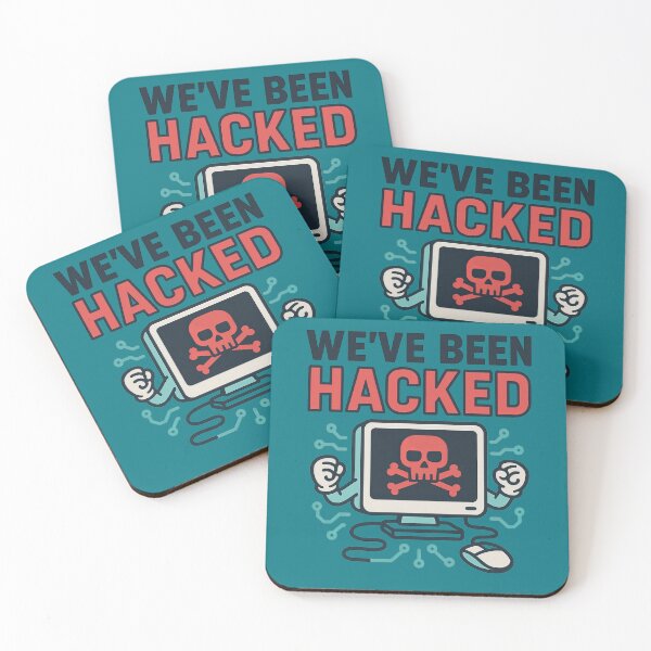 Item preview, Digital Hacking Alert With Skull And Crossbones designed and sold by ArtComixHaven.