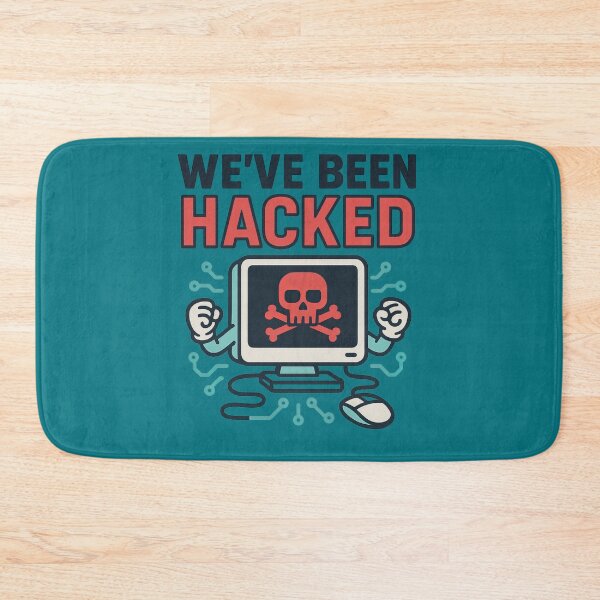 Item preview, Digital Hacking Alert With Skull And Crossbones designed and sold by ArtComixHaven.