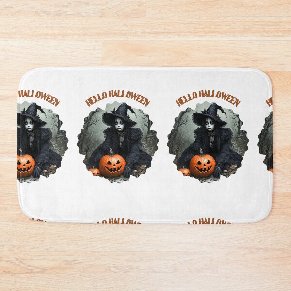 Item preview, Halloween, pumpkin, gothic woman, bat, skull designed and sold by Coolparrotgirl.
