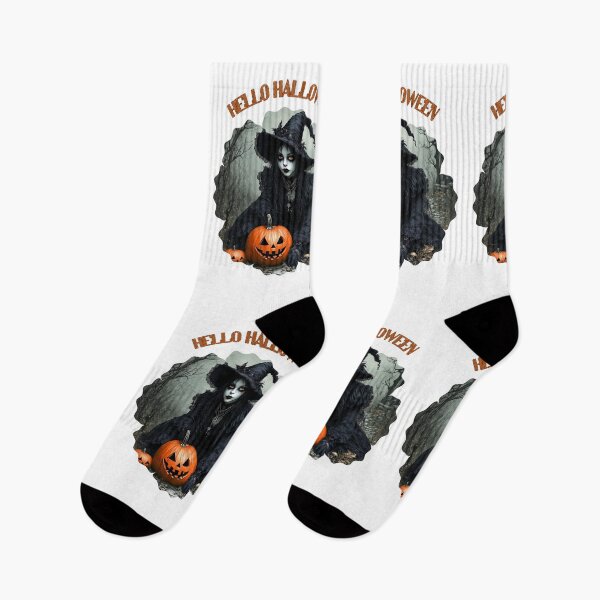 Item preview, Halloween, pumpkin, gothic woman, bat, skull designed and sold by Coolparrotgirl.