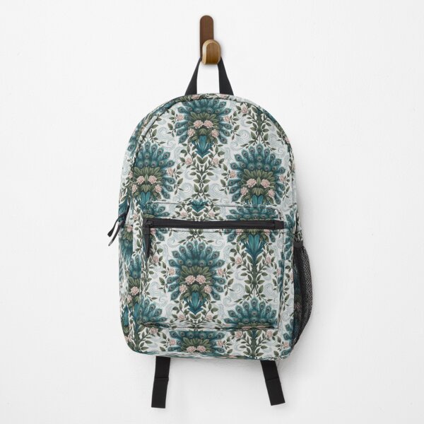 Item preview, Aurelian Heritage Print – Vintage Peacock & Floral Pattern designed and sold by Heritage Hive Studio.