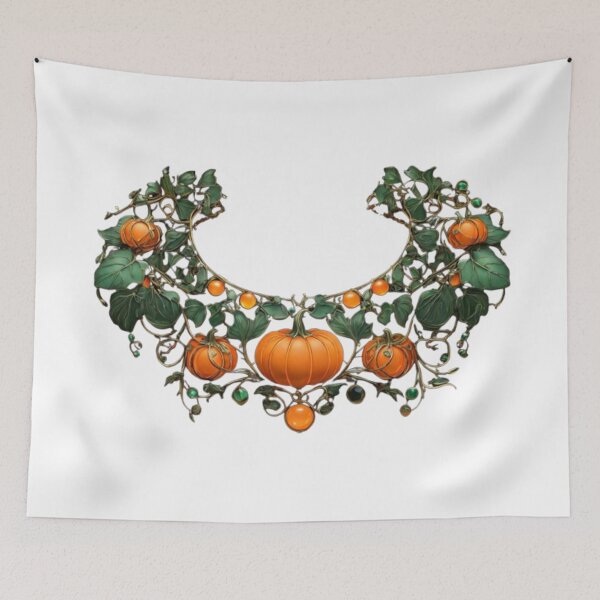 Item preview, Pumpkin Collar – Halloween Statement Necklace designed and sold by Antik by Schulz.