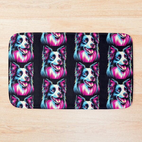 Item preview, cute neon border callie designed and sold by Dogandesighn.