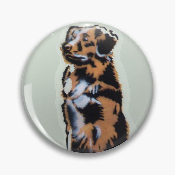 Item preview, A Novia Scotia Retriever sits on a tree trunk designed and sold by marysfarbklecks.