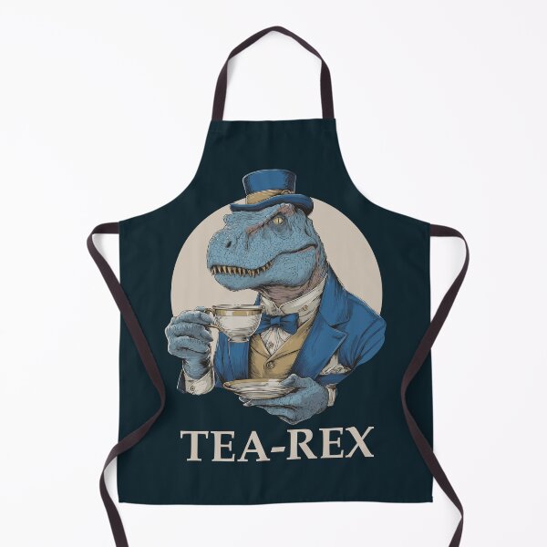 Item preview, Funny T-Rex Dino Drinking Tea designed and sold by drizzd.