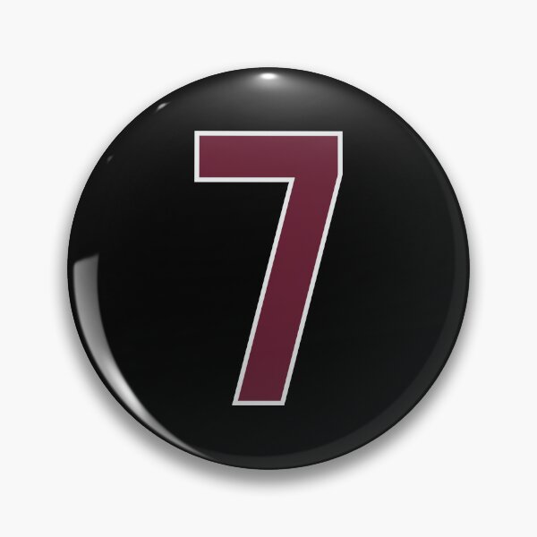 Item preview, "Number 7 Bold Design - Collegiate Numbers, Varsity Style, Personalized Monogram Art" designed and sold by artworkathome.