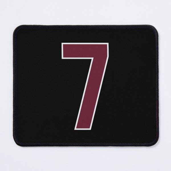 Item preview, "Number 7 Bold Design - Collegiate Numbers, Varsity Style, Personalized Monogram Art" designed and sold by artworkathome.