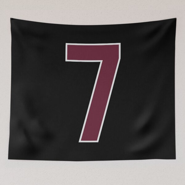 Item preview, "Number 7 Bold Design - Collegiate Numbers, Varsity Style, Personalized Monogram Art" designed and sold by artworkathome.