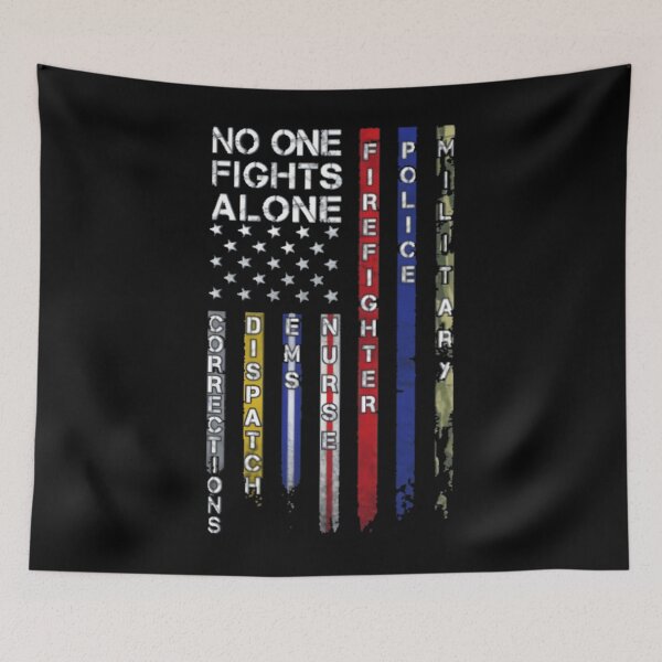Item preview, No One Fights Alone First Responder Tee 	 Essential 		 designed and sold by ktfpuwpzopi77.
