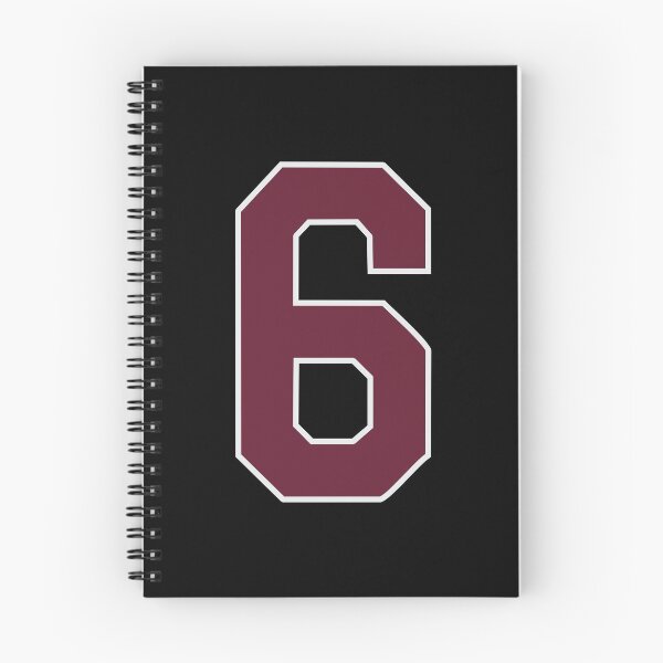 Item preview, "Number 6 Bold Design - Collegiate Numbers, Varsity Style, Personalized Monogram Art" designed and sold by artworkathome.