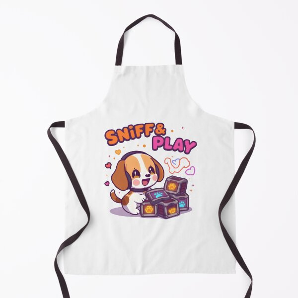Item preview, Sniff & Play – Cute Kawaii Beagle Gamer with Loot Crates designed and sold by Snackwear Apparel.