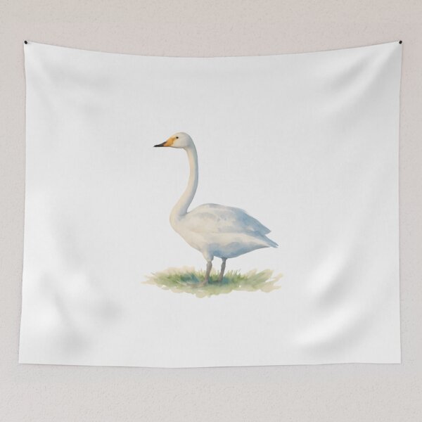 Item preview, Whooper Swan (Cygnus cygnus) designed and sold by HOMETOWN86.