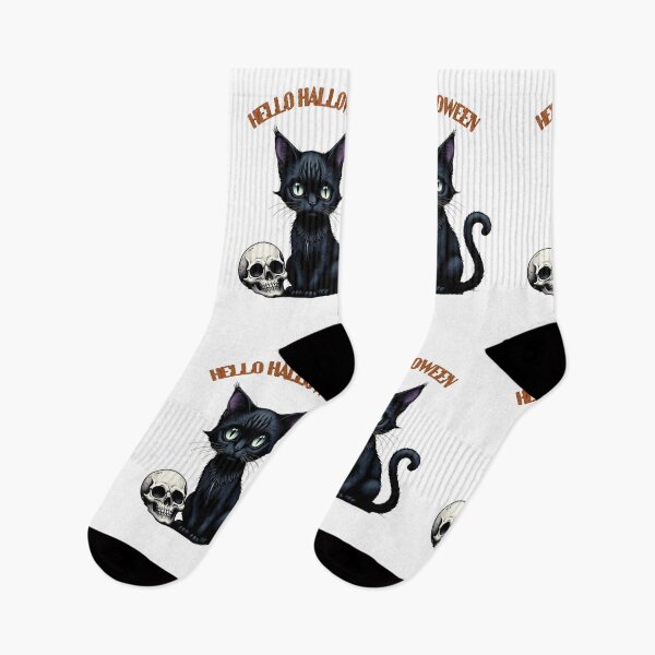 Item preview, Halloween, pumpkin, gothic cat,skull designed and sold by Coolparrotgirl.