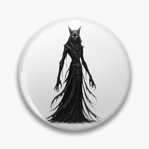 Item preview, Elegant Anime Witch – Gothic Halloween Character Art designed and sold by Jocamedahub.