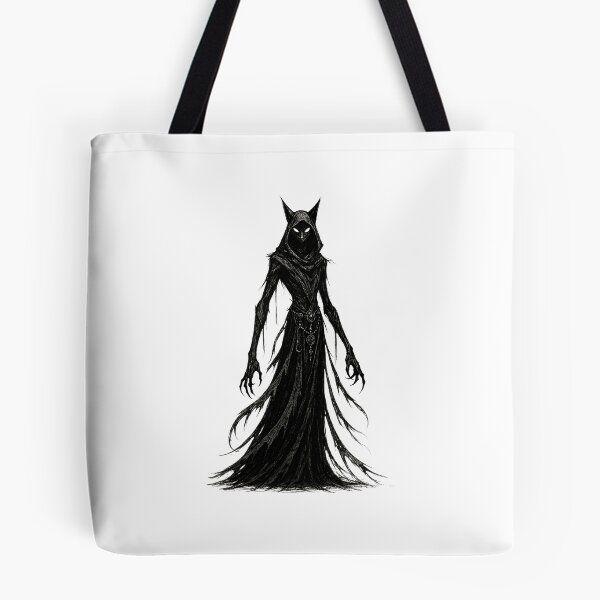 Item preview, Elegant Anime Witch – Gothic Halloween Character Art designed and sold by Jocamedahub.