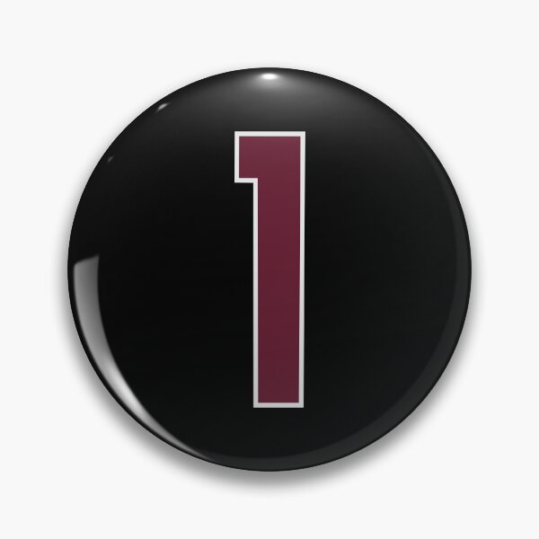 Item preview, "Number 1 Bold Design - Collegiate Numbers, Varsity Style, Personalized Monogram Art" designed and sold by artworkathome.