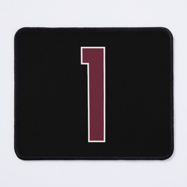 Item preview, "Number 1 Bold Design - Collegiate Numbers, Varsity Style, Personalized Monogram Art" designed and sold by artworkathome.