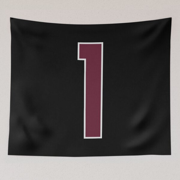 Item preview, "Number 1 Bold Design - Collegiate Numbers, Varsity Style, Personalized Monogram Art" designed and sold by artworkathome.
