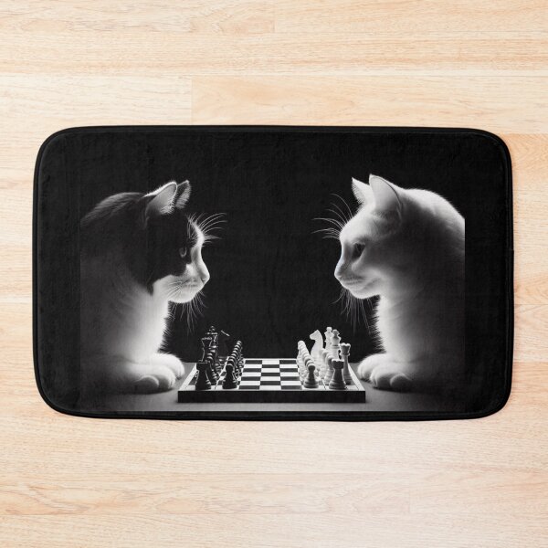 Item preview, Cute cats chess playing  designed and sold by Dogandesighn.