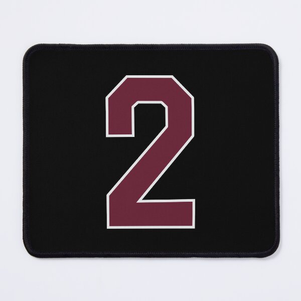 Item preview, "Number 2 Bold Design - Collegiate Numbers, Varsity Style, Personalized Monogram Art" designed and sold by artworkathome.