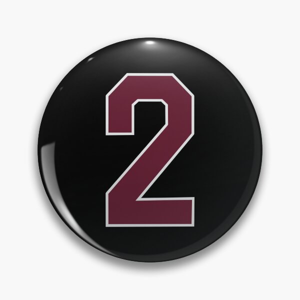 Item preview, "Number 2 Bold Design - Collegiate Numbers, Varsity Style, Personalized Monogram Art" designed and sold by artworkathome.