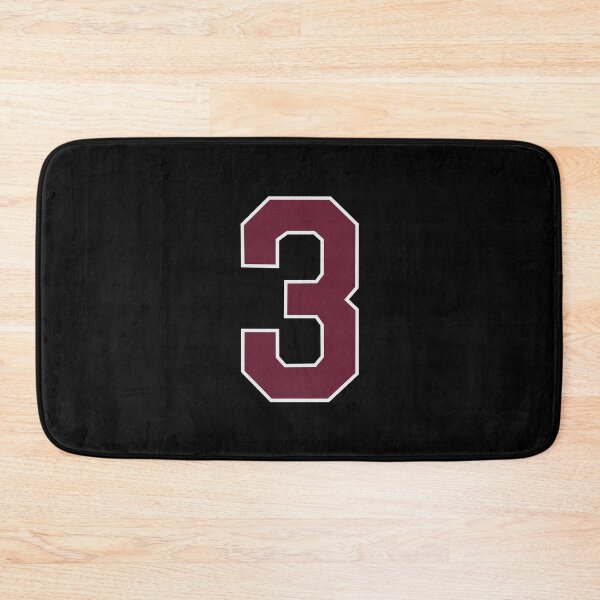 Item preview, "Number 3 Bold Design - Collegiate Numbers, Varsity Style, Personalized Monogram Art" designed and sold by artworkathome.