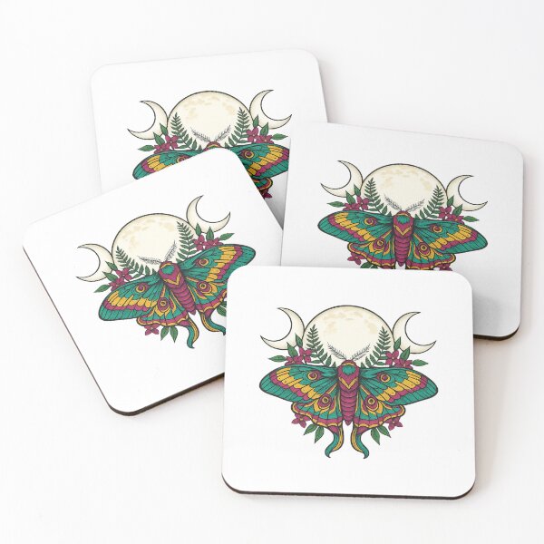 Item preview, Cosmic Moth & Moon Phases designed and sold by MonoArt MA.