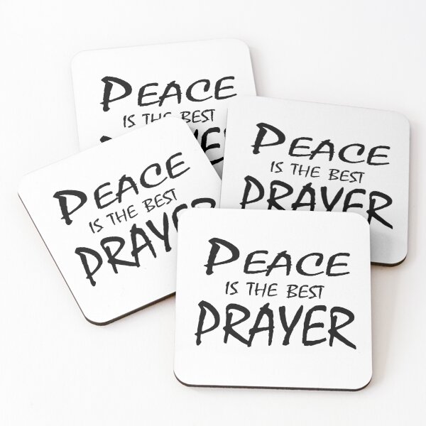 Item preview, Peace Is The Best Prayer – Calm & Spiritual Quote Design designed and sold by ArtNestVerse.