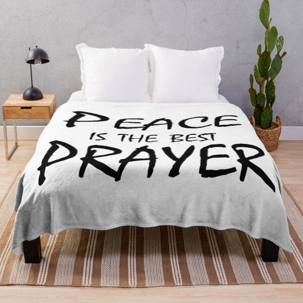 Item preview, Peace Is The Best Prayer – Calm & Spiritual Quote Design designed and sold by ArtNestVerse.