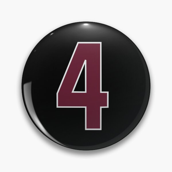 Item preview, "Number 4 Bold Design - Collegiate Numbers, Varsity Style, Personalized Monogram Art" designed and sold by artworkathome.