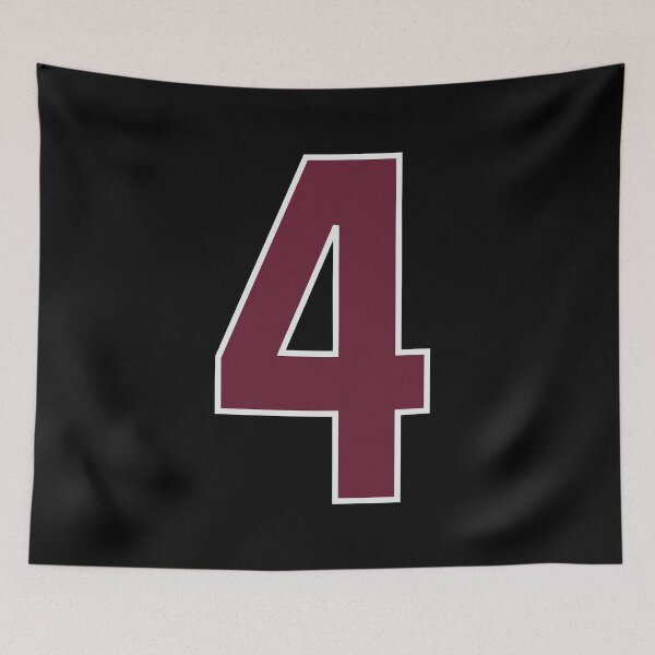 Item preview, "Number 4 Bold Design - Collegiate Numbers, Varsity Style, Personalized Monogram Art" designed and sold by artworkathome.