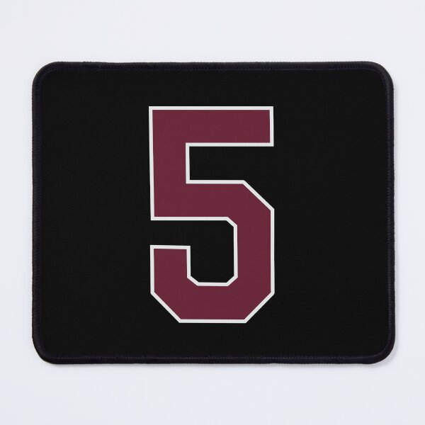 Item preview, "Number 5 Bold Design - Collegiate Numbers, Varsity Style, Personalized Monogram Art" designed and sold by artworkathome.