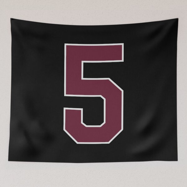 Item preview, "Number 5 Bold Design - Collegiate Numbers, Varsity Style, Personalized Monogram Art" designed and sold by artworkathome.