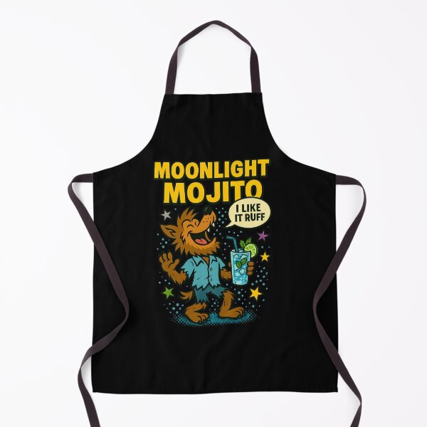 Item preview, Moonlight Mojito – Funny Werewolf Cocktail Pop Art Design designed and sold by DebuggedDressed.